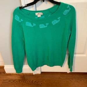 Vineyard Vines lamb wool sweater green size S